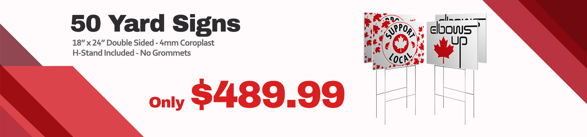 Cheap Yard Signs Canada