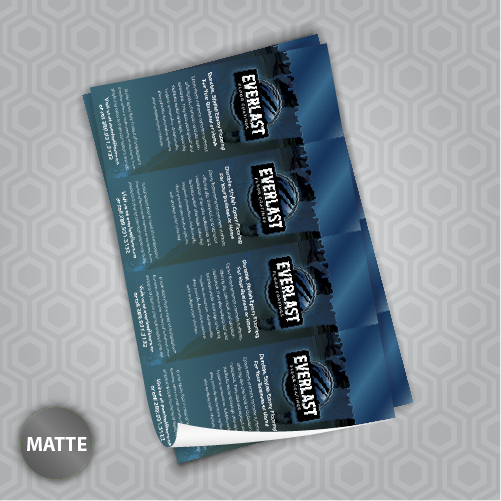 Digital Sheets 14pt + Matte Finish