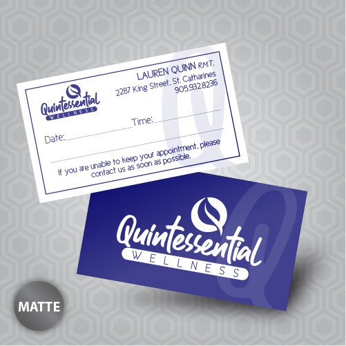 Business cards 14pt + Matte Finish