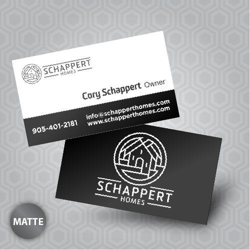 Business cards 16pt + Matte Finish