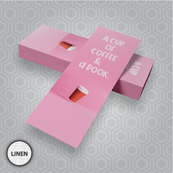 Bookmark 13pt Linen Uncoated