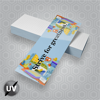 Bookmark 14pt Writable + UV (C1S)