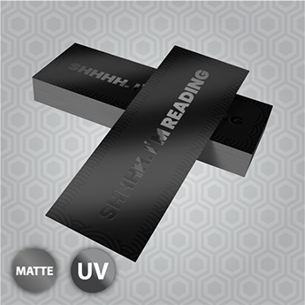 Bookmark 18pt Matte Lam + SPOT UV