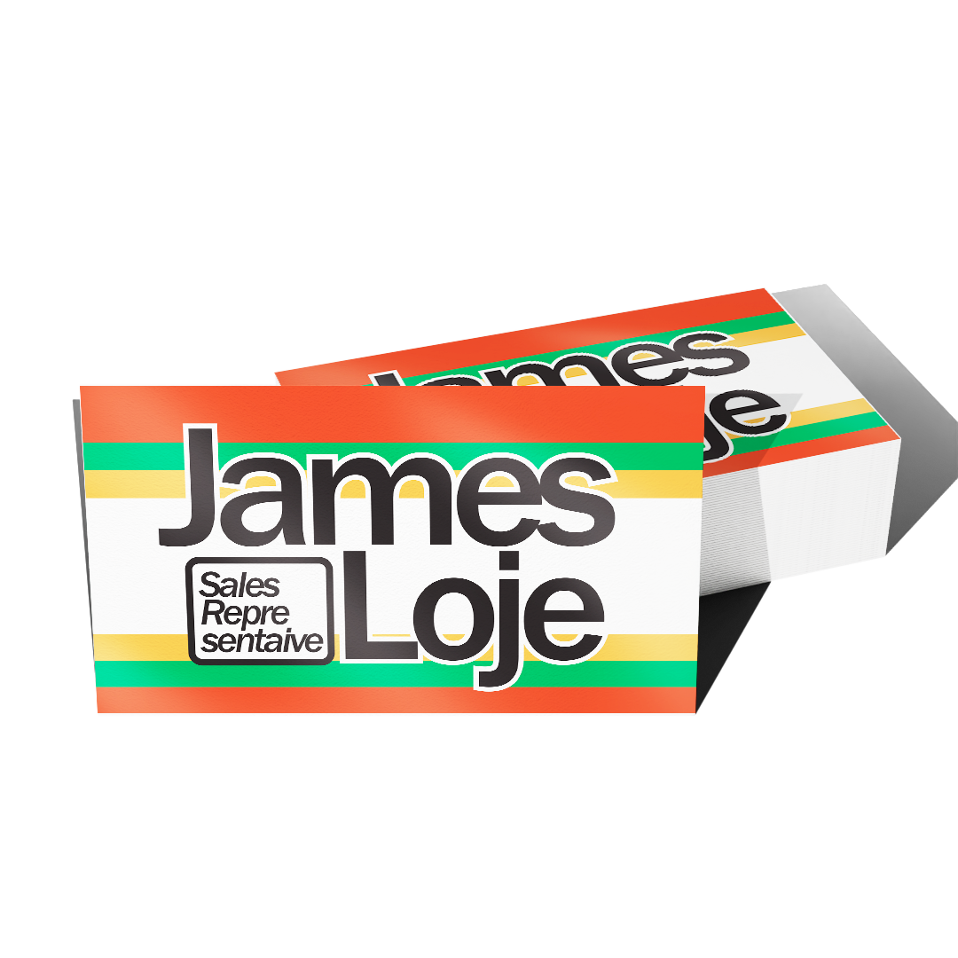 Business cards 18pt Gloss Lamination