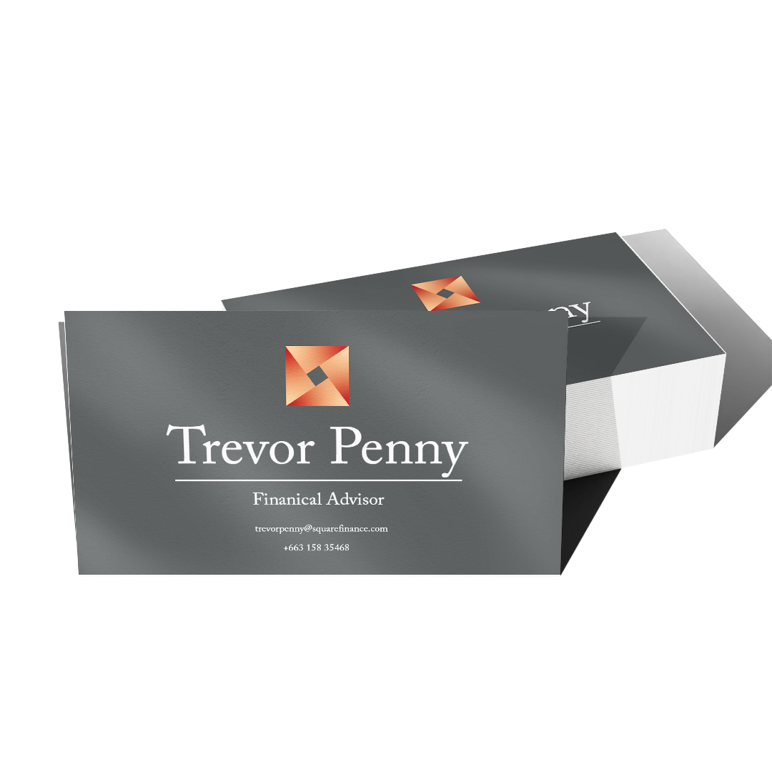 Business cards 18pt Matte Lam + SPOT UV