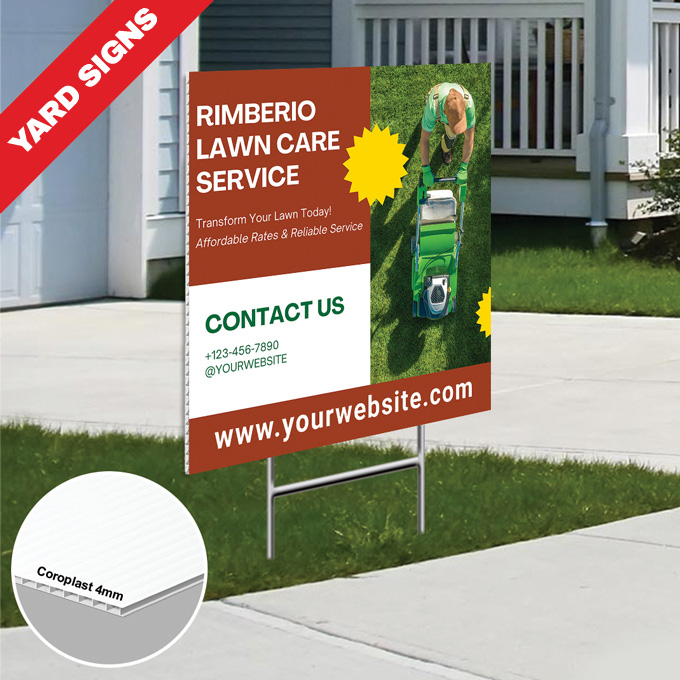 4mm Coroplast (Yard Signs)