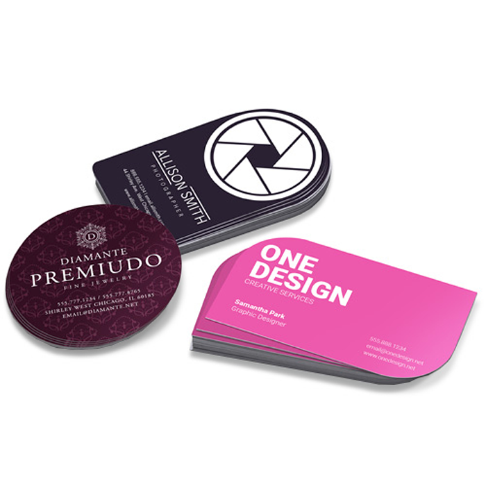 Die Cut Business Cards