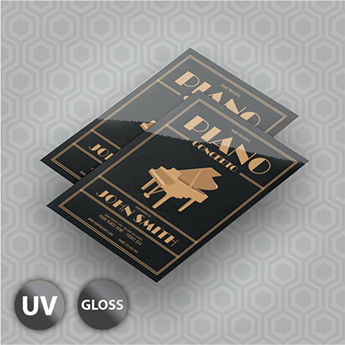 Flyers 100LB + UV (High Gloss)