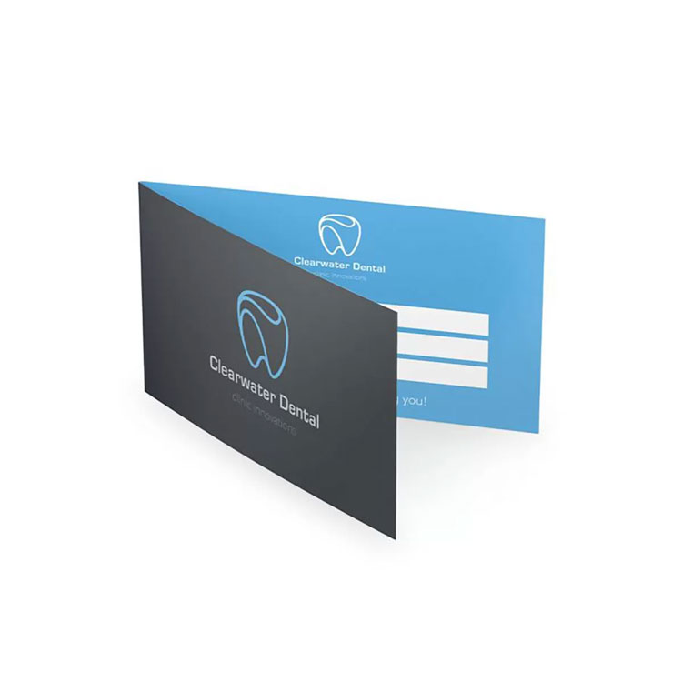 Folded Business Cards 14PT + Matte Finish