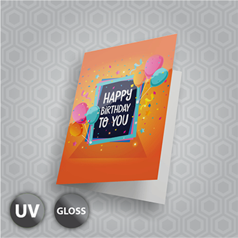 Greeting Cards 14pt + UV (High Gloss)
