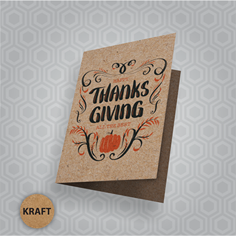 Kraft Paper Greeting Cards