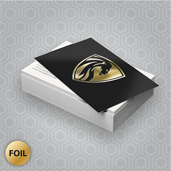 Metallic Foil Business Cards