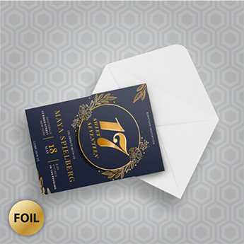 Metallic Foil Invitations