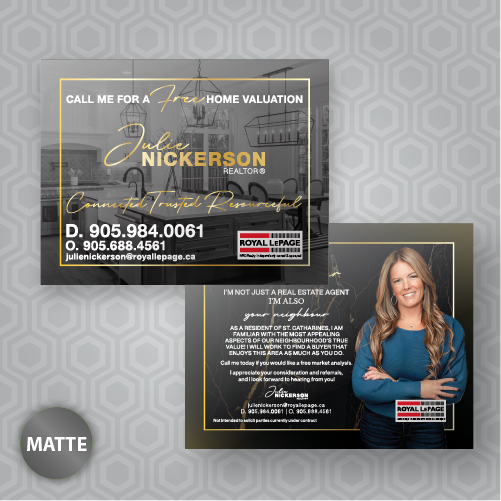 Custom 18pt Matte / Silk Laminated Postcards
