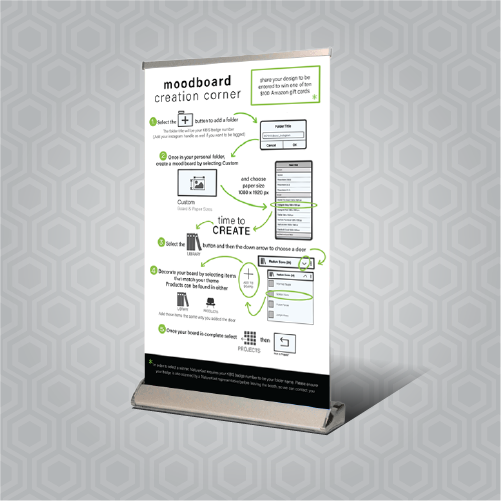 Table Top Pull Up Banner 13 oz Matte Vinyl