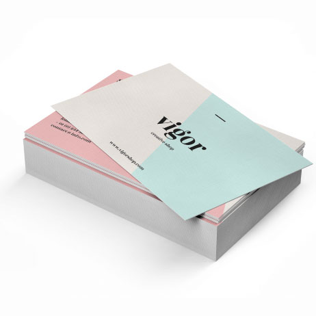 Business cards 13pt Linen Uncoated