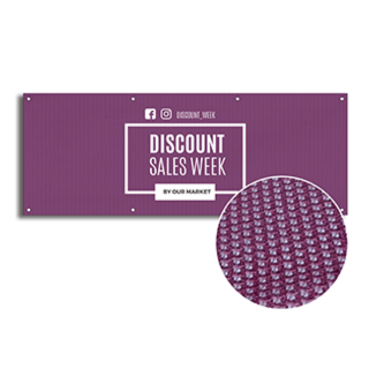 Bannière en filet Filet en polyester 8oz