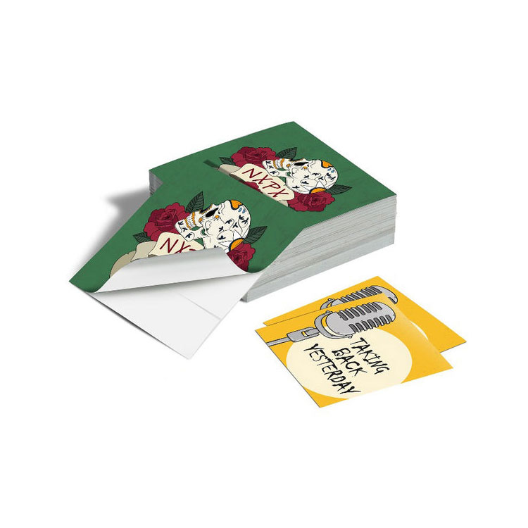 60lb slit back label / Stickers